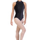 Maillot em veludo com gola alta XANA B7027