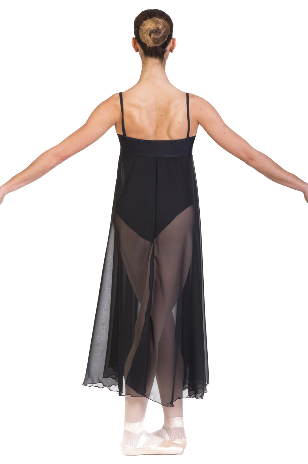 Maillot dança com saia LEANA B7024