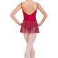 Maillot saia de dança KLARA B506GNS