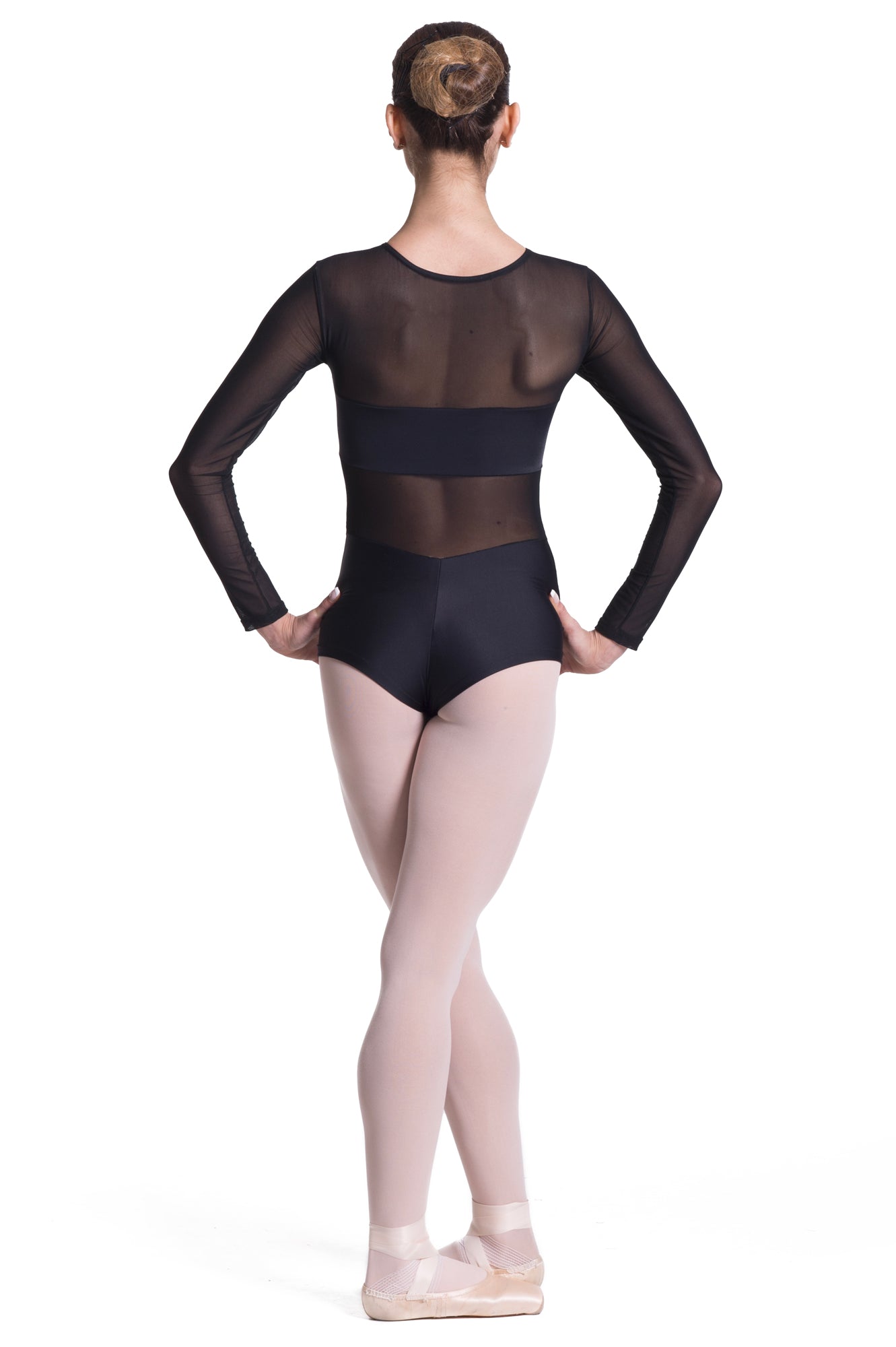 Maillot dança com transparências OTTANIA B7021